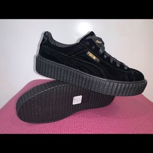 Puma Fenty black suede creeper black
